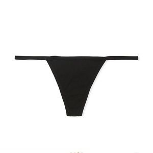 VICTORIAS SECRET PINK COTTON V-STRING PANTY THONG UNDERWEAR. NWT